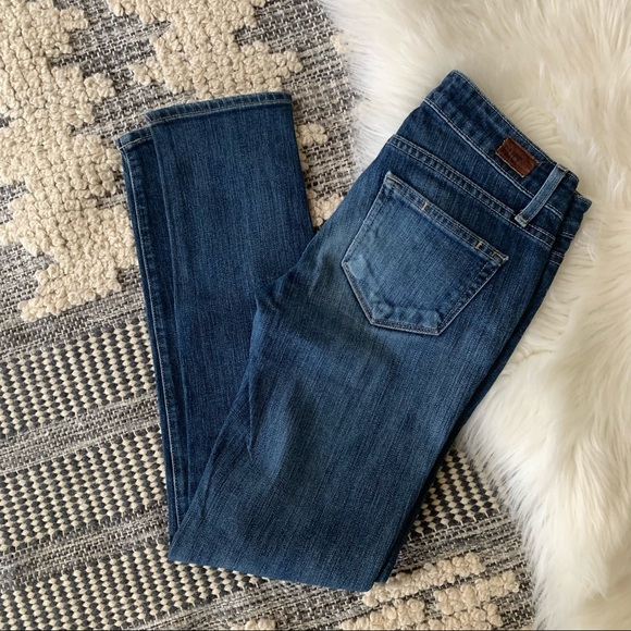 PAIGE—Skyline Low‎ Rise Ankle Peg in Celestine Wash. 24X28 - Picture 7 of 8